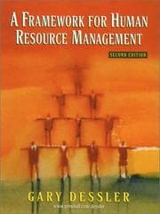Tapa de A Framework for Human Resource Management