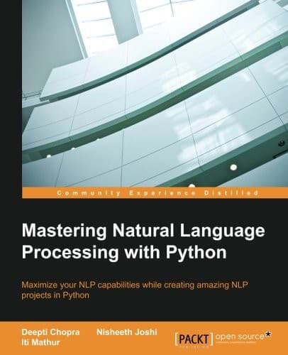 Tapa de Mastering Natural Language Processing with Python