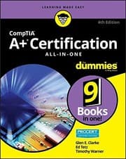Tapa de CompTIA A+(r) Certification All-in-One For Dummies(r) (For Dummies (Computer/tech))