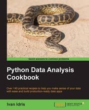 Tapa de Python Data Analysis Cookbook