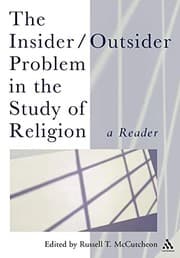 Tapa de The Insider/Outsider Problem in the Study of Religion: A Reader (Controversies in the Study of Religion)