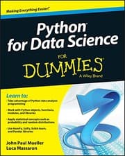 Tapa de Python for Data Science For Dummies (For Dummies (Computer/Tech))