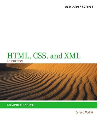 Tapa de New Perspectives on HTML, CSS, and XML, Comprehensive