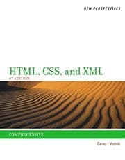 Tapa de New Perspectives on HTML, CSS, and XML, Comprehensive