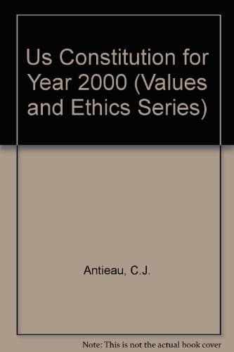 Tapa de A U.S. Constitution for the year 2000