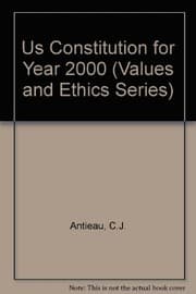 Tapa de A U.S. Constitution for the year 2000