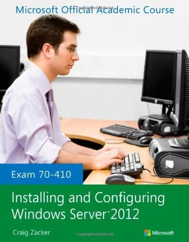 Tapa de Exam 70-410 Installing and Configuring Windows Server 2012