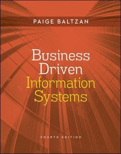 Tapa de Business Driven Information Systems