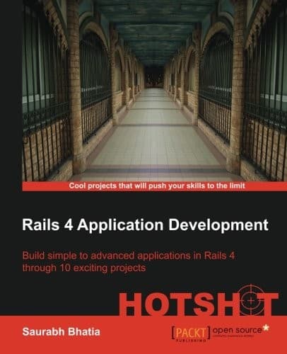 Tapa de Rails 4 Application Development HOTSHOT