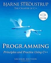 Tapa de Programming: Principles and Practice Using C++ (2nd Edition)