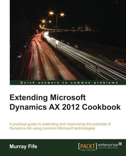 Tapa de Extending Microsoft Dynamics AX 2012 Cookbook