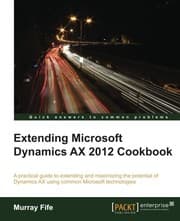 Tapa de Extending Microsoft Dynamics AX 2012 Cookbook