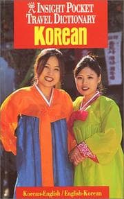 Tapa de Korean (Insight Pocket Travel Dictionaries)