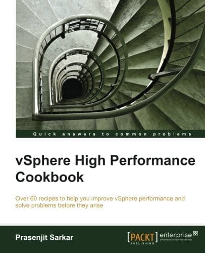 Tapa de vSphere High Performance Cookbook