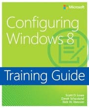 Tapa de Training Guide Configuring Windows 8 (MCSA) (Microsoft Press Training Guide)