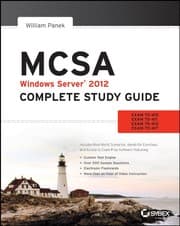 Tapa de MCSA Windows Server 2012 Complete Study Guide: Exams 70-410, 70-411, 70-412, and 70-417