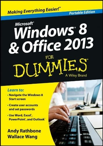Tapa de Windows 8 and Office 2013 For Dummies