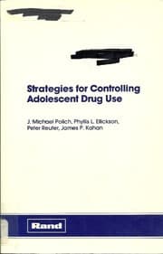 Tapa de Strategies for controlling adolescent drug use