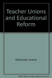 Tapa de Teacher unions and educational reform