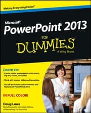 Tapa de PowerPoint 2013 for Dummies