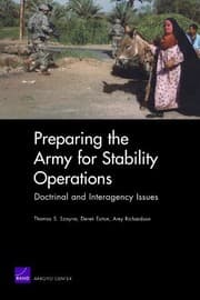 Tapa de Preparing the Army for Stability Operations: Doctrinal and Interagency Issues