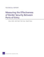 Tapa de Measuring the Effectiveness of Border Security Between Ports-of-Entry (Technical Report (RAND))
