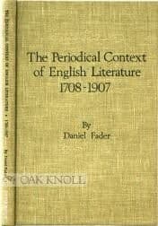 Tapa de The periodical context of English literature, 1708-1907