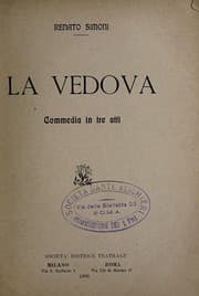 Tapa de La vedova