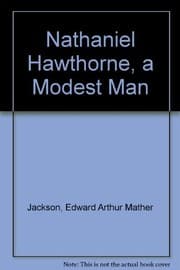 Tapa de Nathaniel Hawthorne, a modest man