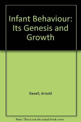 Tapa de Infant behavior, its genesis and growth