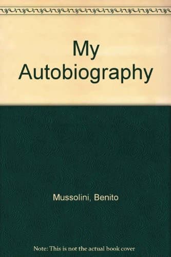 Tapa de My autobiography