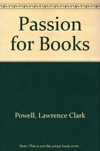 Tapa de A passion for books