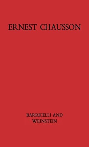 Tapa de Ernest Chausson