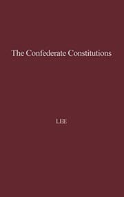Tapa de The Confederate Constitutions