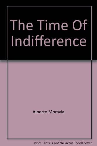 Tapa de The time of indifference