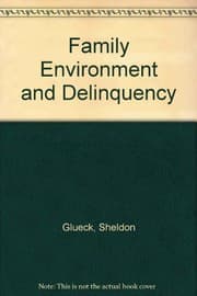 Tapa de Family environment and delinquency