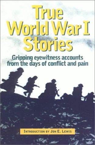 Tapa de True World War I stories