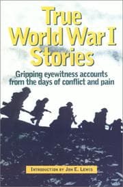 Tapa de True World War I stories