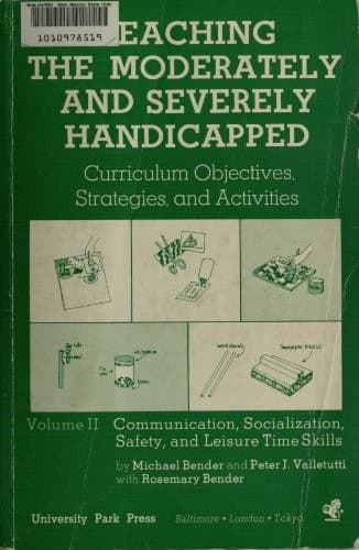 Tapa de Teaching the Moderately and Severely Handicapped
