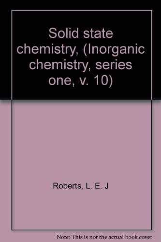 Tapa de Solid state chemistry