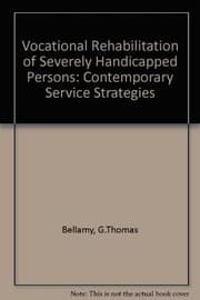 Tapa de Vocational rehabilitation of severely handicapped persons