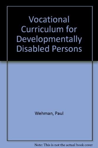 Tapa de Vocational curriculum for developmentally disabled persons