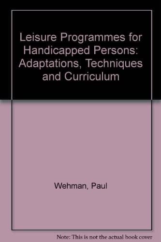 Tapa de Leisure programs for handicapped persons