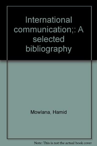 Tapa de International communication