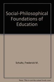 Tapa de Social-philosophical foundations of education