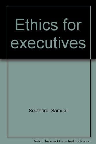 Tapa de Ethics for executives