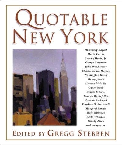 Tapa de Quotable New York