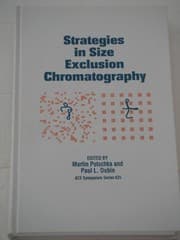 Tapa de Strategies in Size Exclusion Chromatography (ACS Symposium Series)