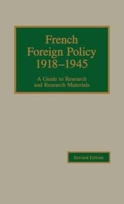 Tapa de French foreign policy, 1918-1945