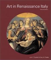 Tapa de Art in Renaissance Italy